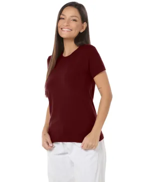 Camiseta Tech Modal Feminina Bordô