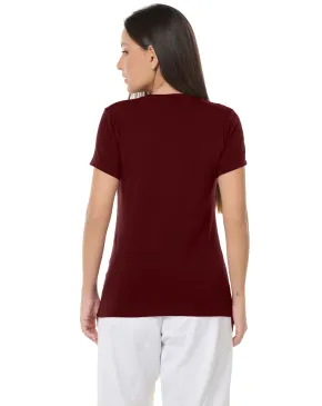 Camiseta Tech Modal Feminina Bordô