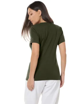 Kit 3 Camisetas Tech Modal Verde Militar Femininas