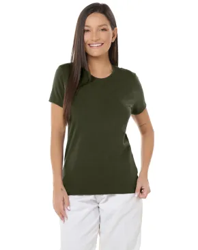 Camiseta Tech Modal Feminina Verde Militar