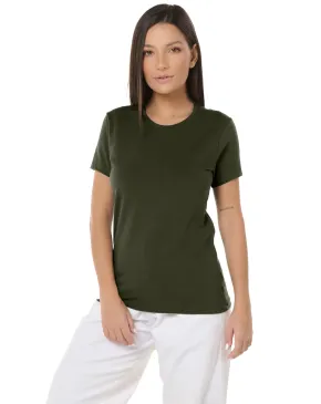 Camiseta Tech Modal Feminina Verde Militar