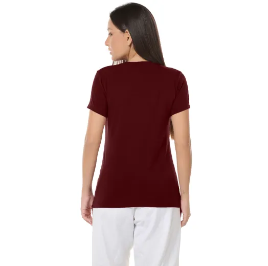 Camiseta Tech Modal Feminina Bordô