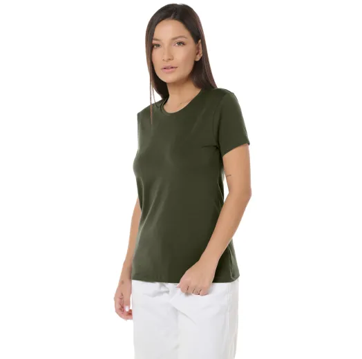 Camiseta Tech Modal Feminina Verde Militar