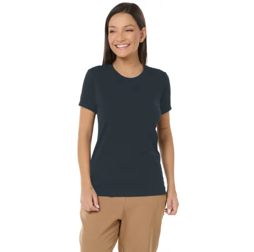 Camiseta Tech Modal Feminina Azul Marinho