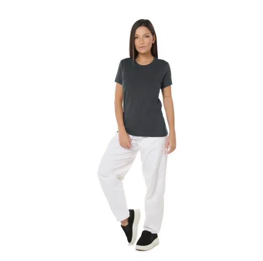 Camiseta Tech Modal Feminina Cinza Chumbo