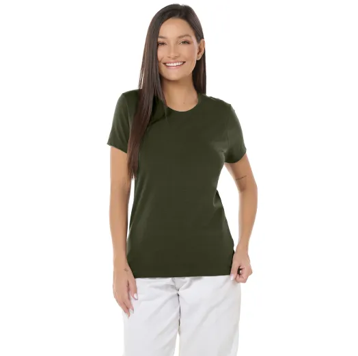 Kit 3 Camisetas Tech Modal Verde Militar Femininas