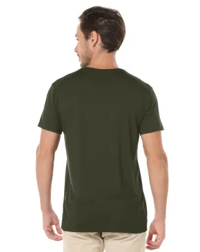 Kit 3 Camisetas Tech Modal Verde Militar Masculinas