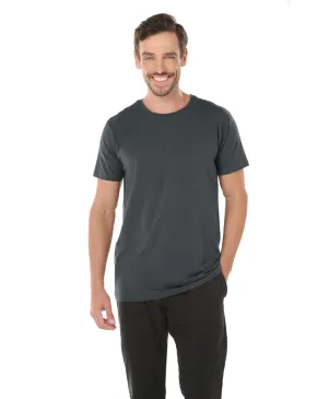 Kit 3 Camisetas Tech Modal Cinza Chumbo Masculinas