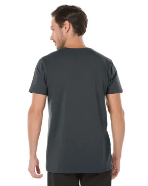 Camiseta Tech Modal Masculina Cinza Chumbo