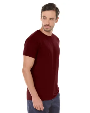 Kit 3 Camisetas Tech Modal Bordô Masculinas