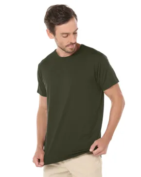 Kit 3 Camisetas Tech Modal Verde Militar Masculinas