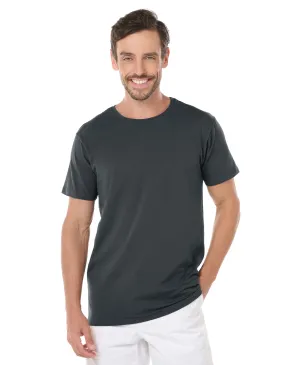 Camiseta Tech Modal Masculina Cinza Chumbo