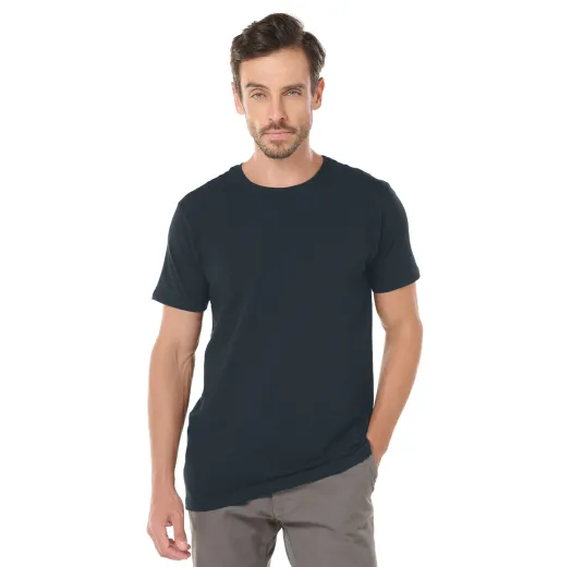 Kit 3 Camisetas Tech Modal Azul Marinho Masculinas