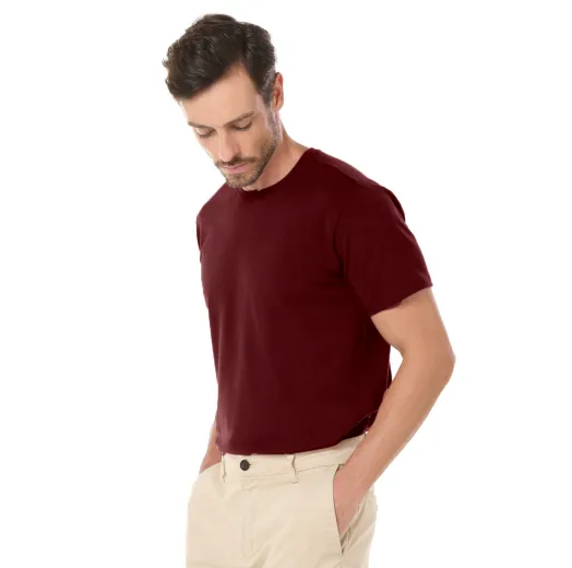 Camiseta Tech Modal Masculina Bordô