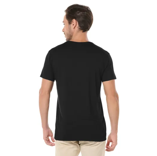 Camiseta Tech Modal Masculina Preta