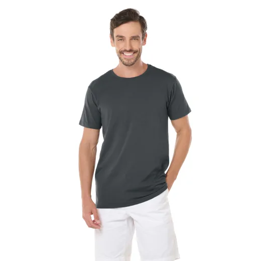 Kit 3 Camisetas Tech Modal Cinza Chumbo Masculinas