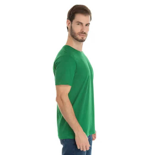 KIT 5 Camisetas de Algodão Premium Verde Bandeira