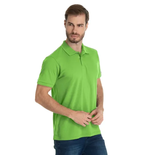 Camisa Polo Piquet Masculina Verde Limão 