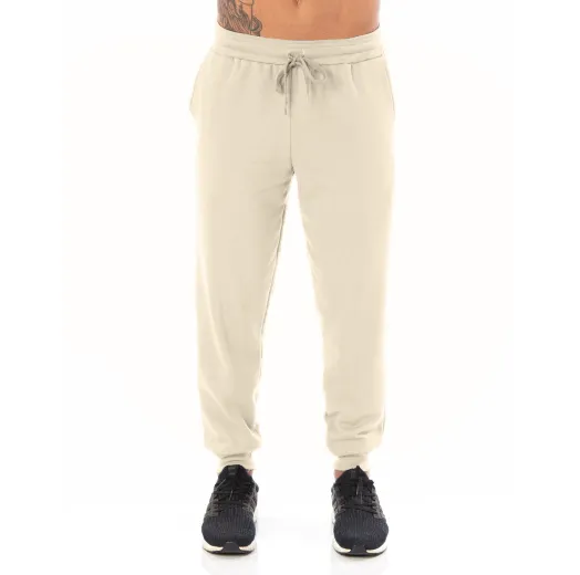 Calça Masculina de Moletom Areia