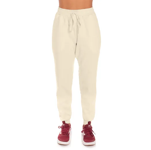 Calça Feminina de Moletom Areia