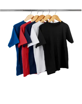 Kit 5 Camisetas Juvenil de Algodão Penteado 4