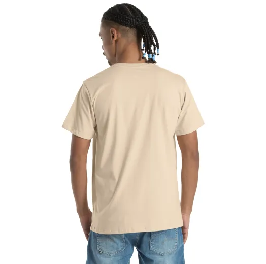 Camiseta de Algodão Premium Areia