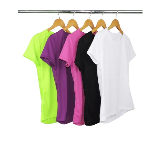 Kit 5 Camisetas Femininas Dry Fit Proteção UV 30+ 16